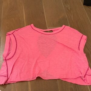 FP Movement by Free People Neon Pink Crop Top